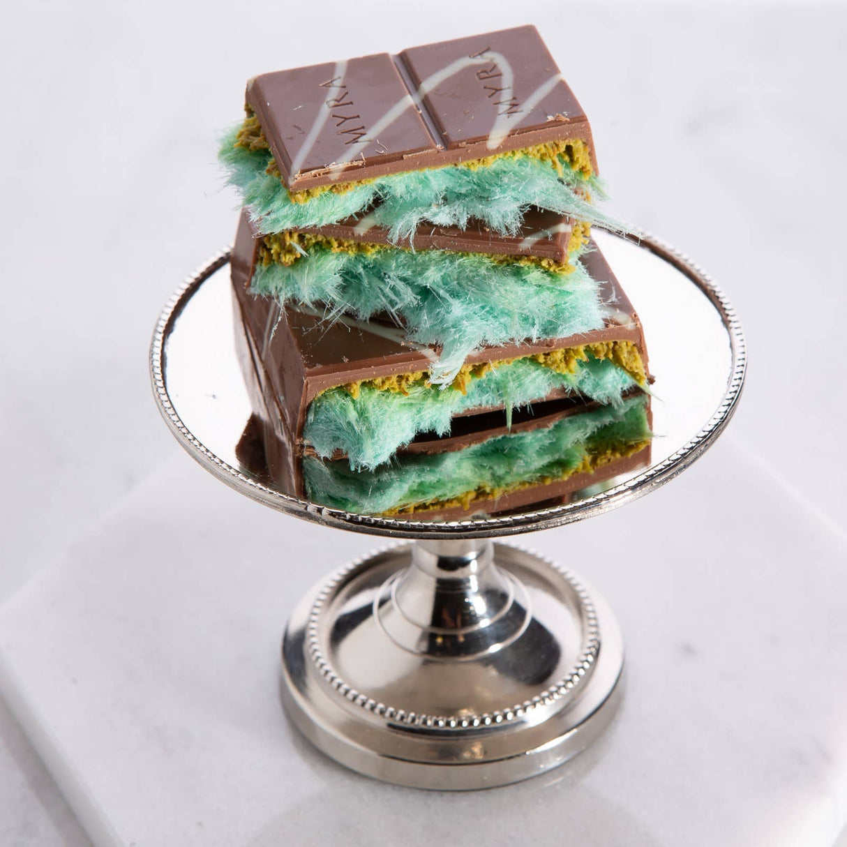 Blue Sky Angel Hair Dubai Chocolate - Italian Caramel Cotton Candy