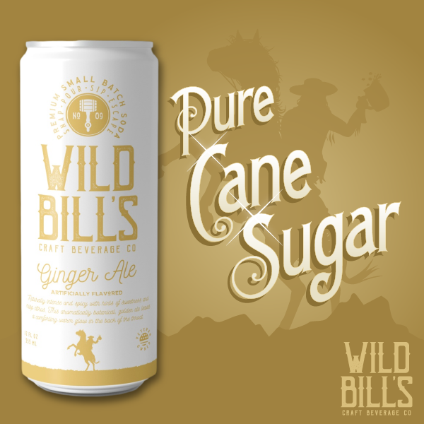 Wild Bill's Ginger Ale - Premium Cane Sugar Soda
