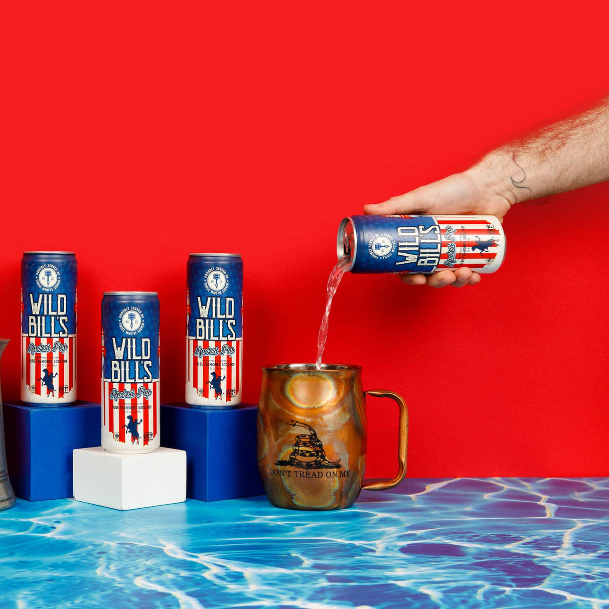 Wild Bill's Premium Rocket Pop Soda