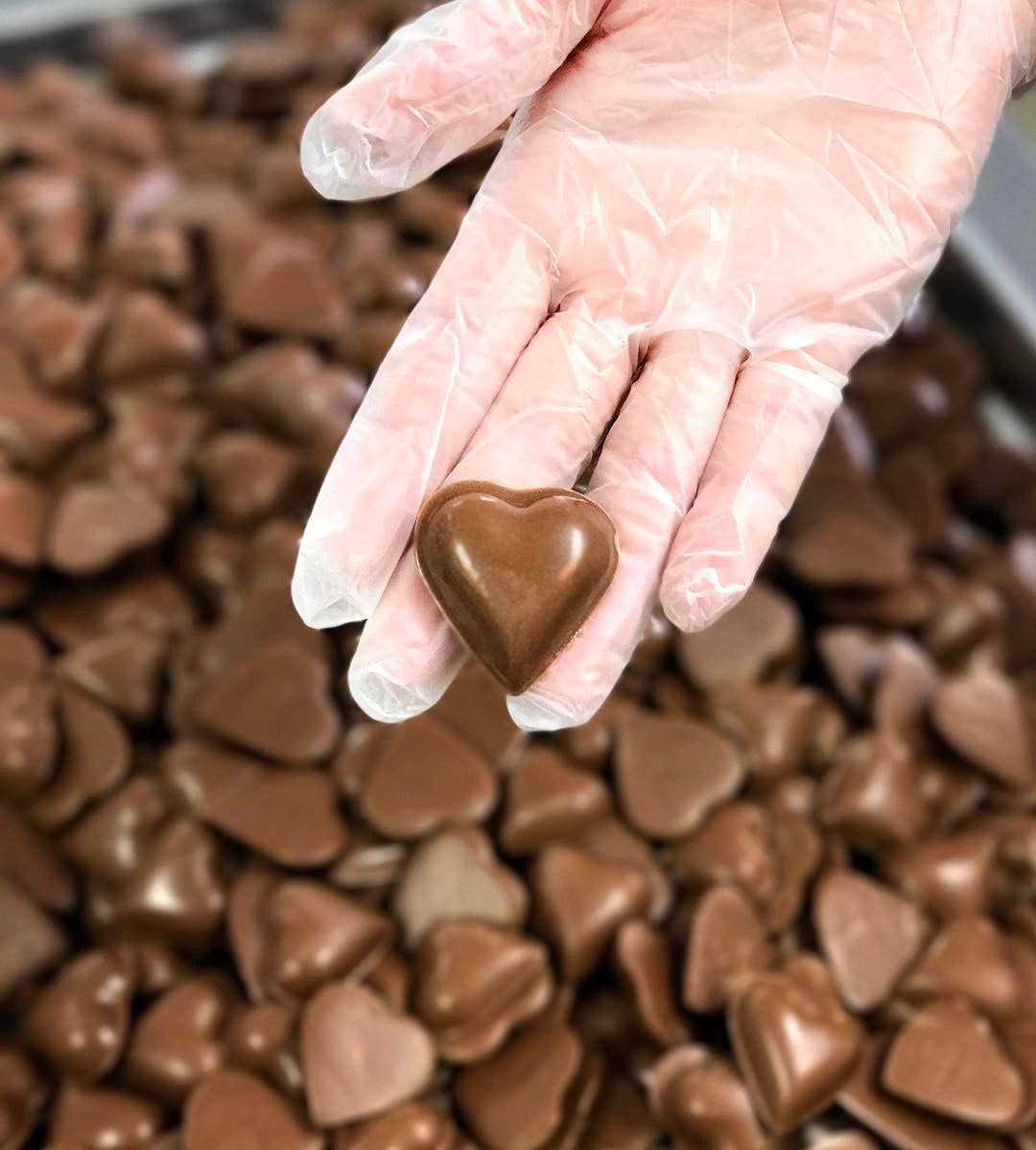 Valentine Mini Chocolate Hearts - Nut Free