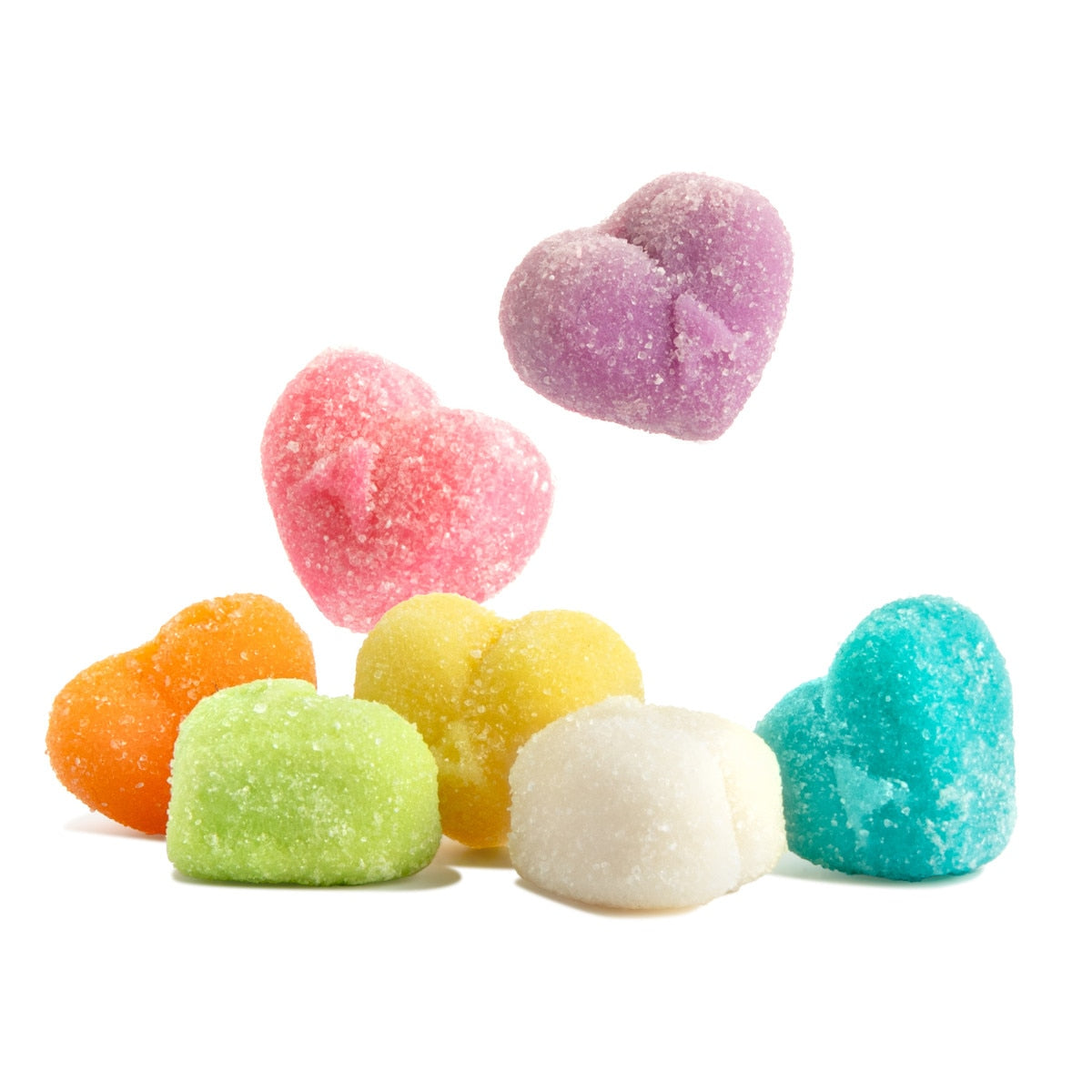 Rainbow Gummi Hearts