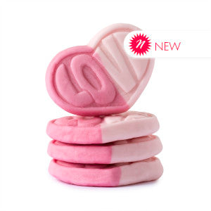 Strawberry & Vanilla Foam Hearts