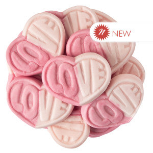 Strawberry & Vanilla Foam Hearts