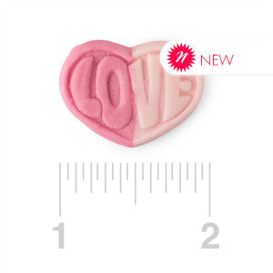 Strawberry & Vanilla Foam Hearts