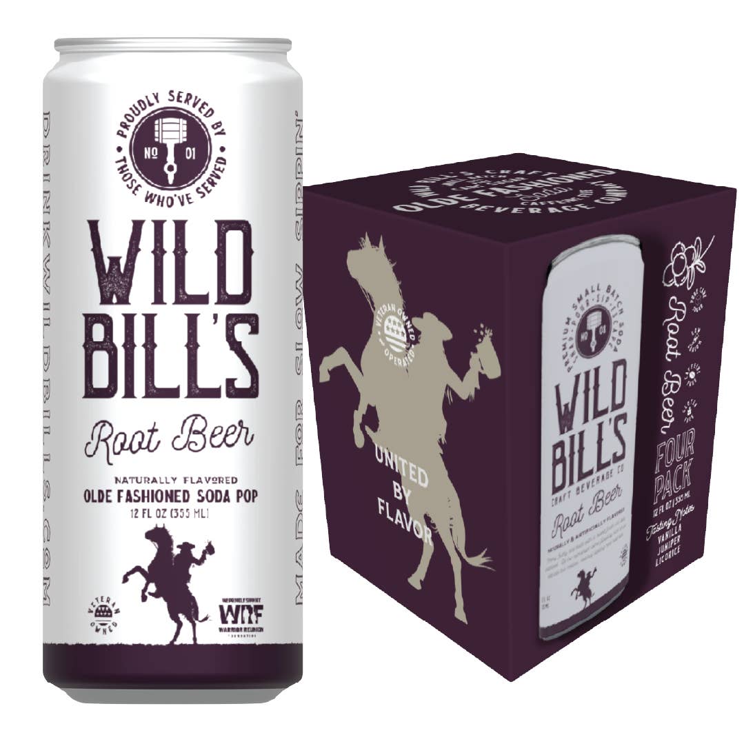 Wild Bill's Root Beer - Premium Cane Sugar Soda