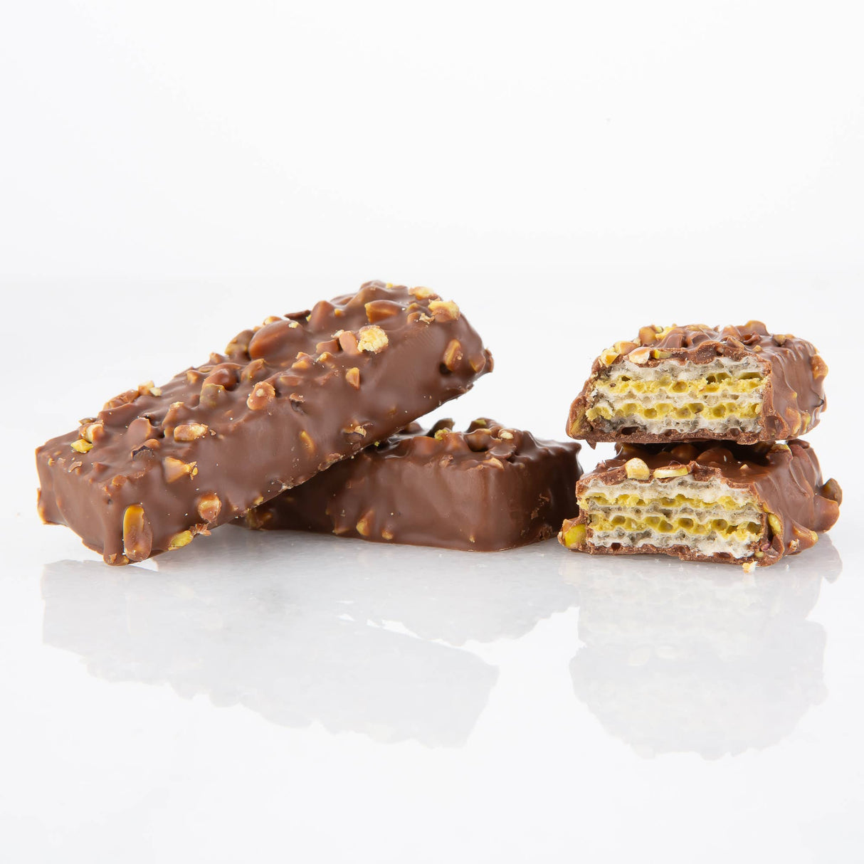 Bite Size Dubai Chocolate Waffer