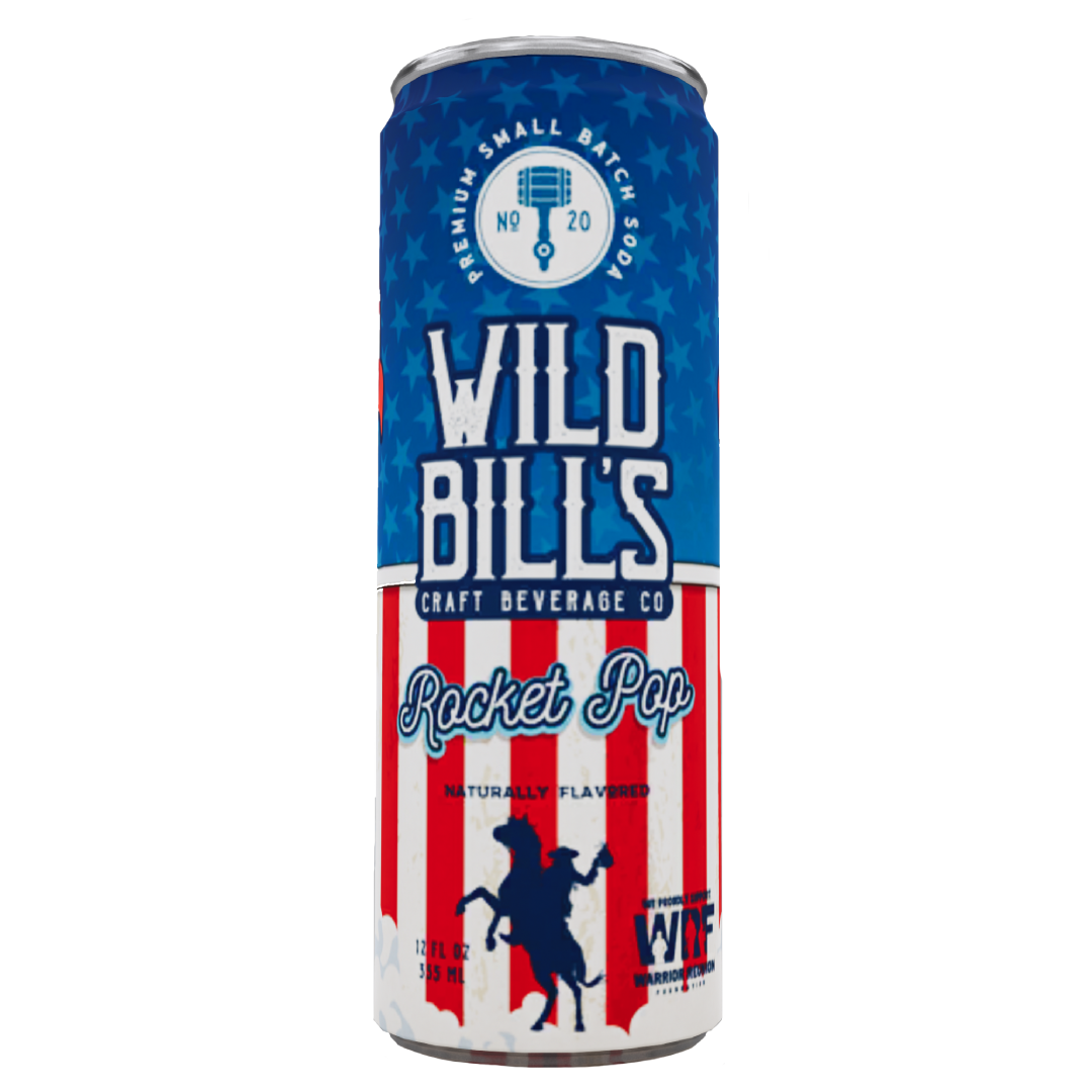 Wild Bill's Premium Rocket Pop Soda