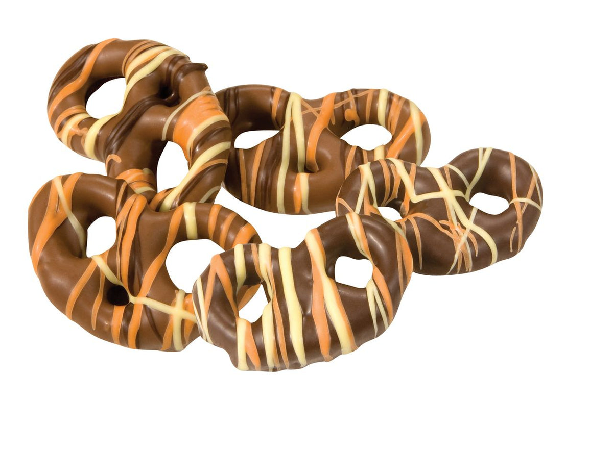 Autumn Milk Chocolate Nonpareils Pretzels