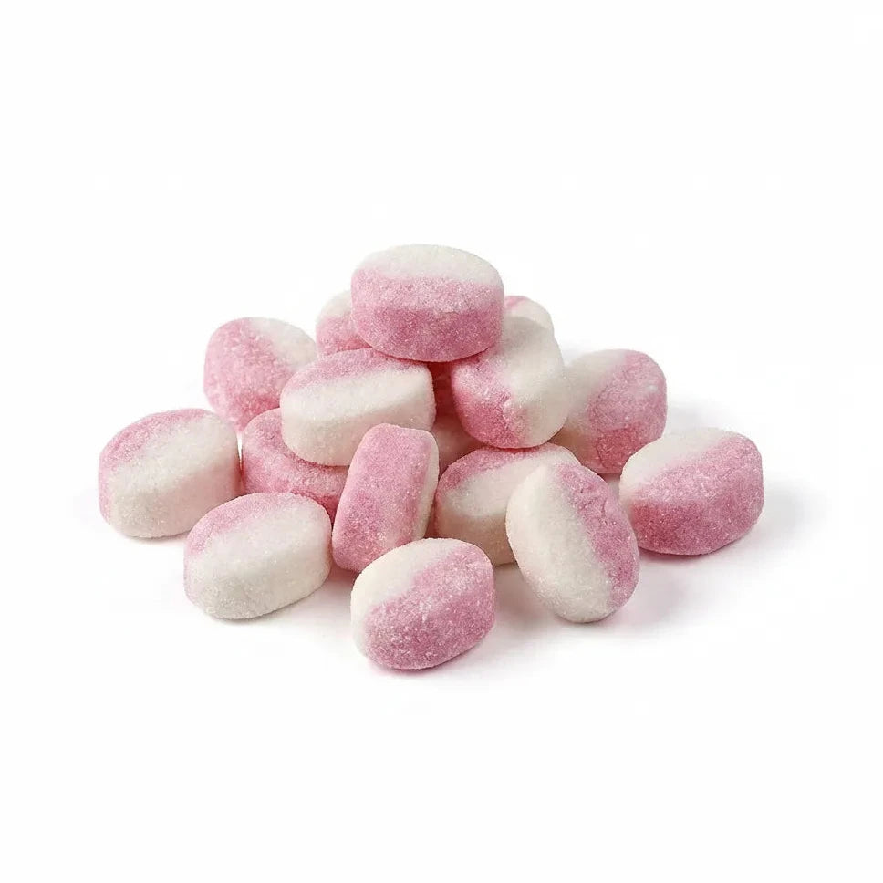 BUBS Godis Strawberry & Vanilla Sour Mini Ovals