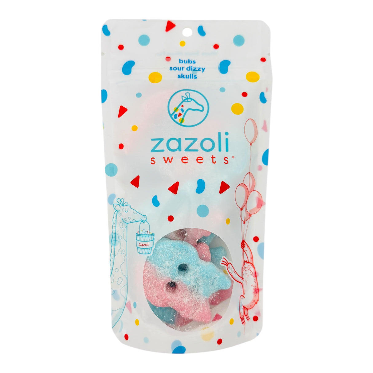 BUBS Sour Dizzy Skulls