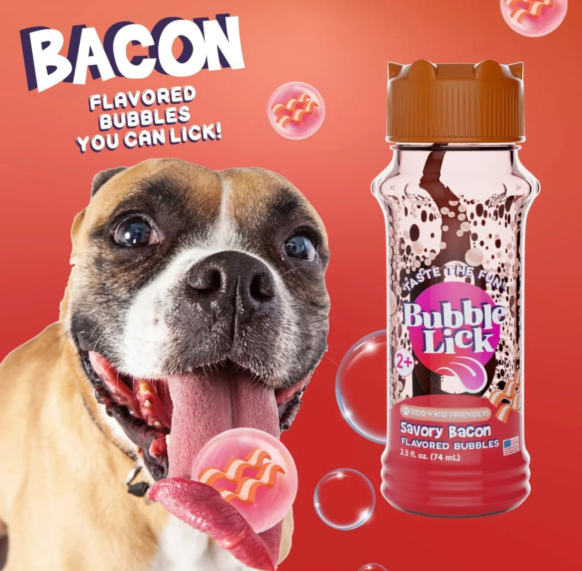 Bubble Fun for Dogs - Naturally Flavored Bubbles
