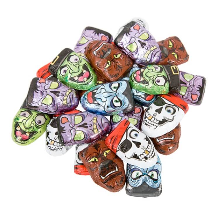 Milk Chocolate Foiled Monsters