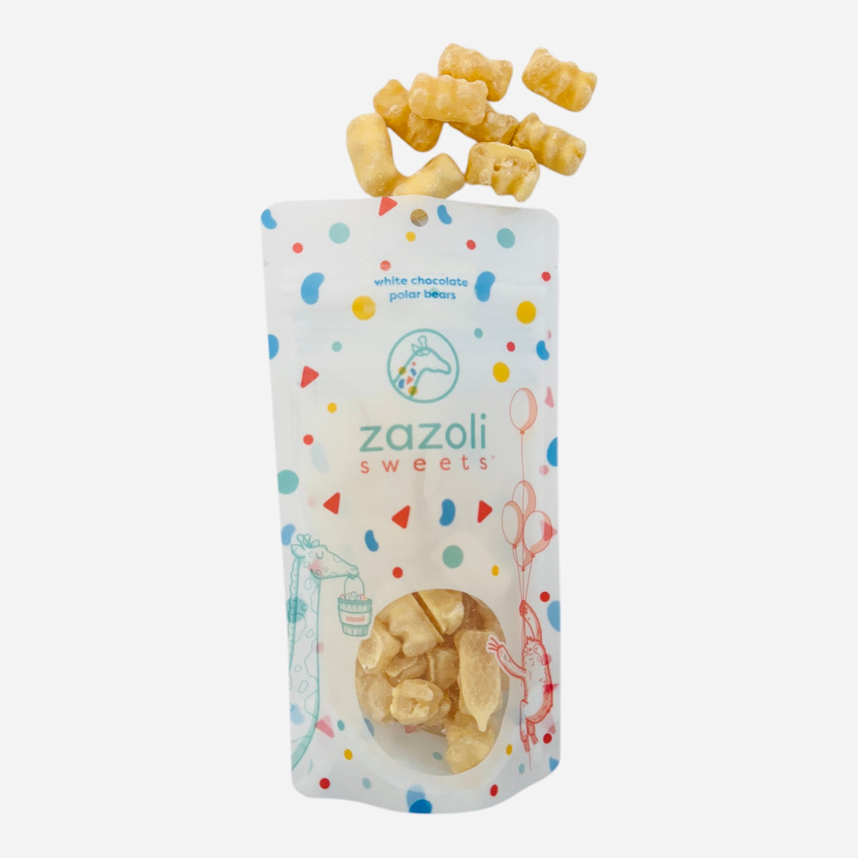 White Chocolate Covered Gummy Polar Bears
