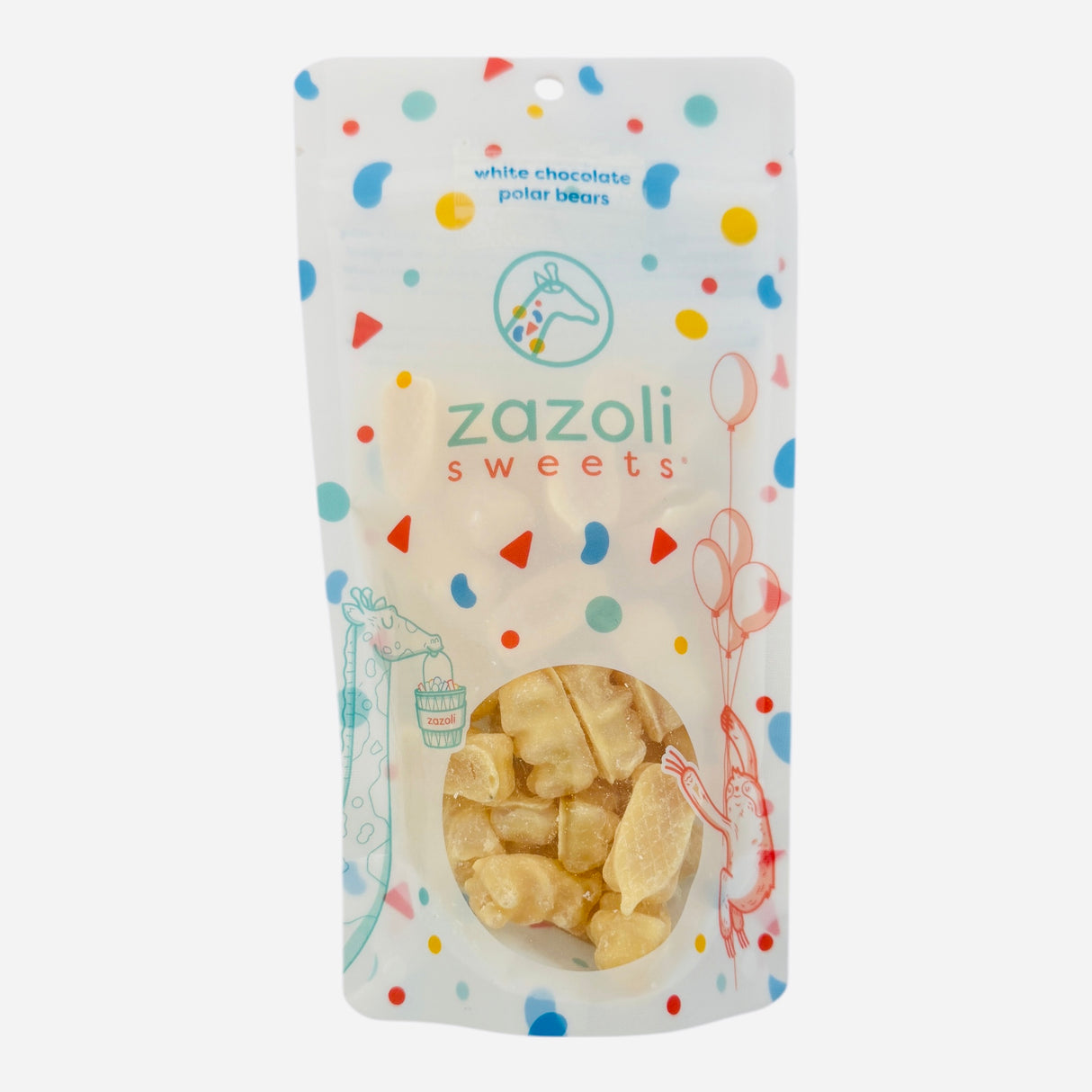 White Chocolate Covered Gummy Polar Bears