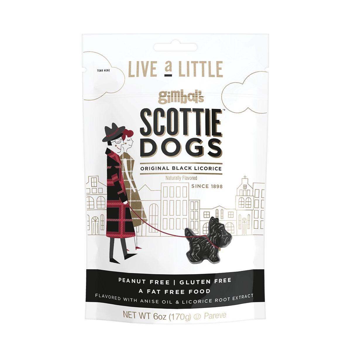 Jelly Belly® Black Licorice Scottie Dogs (6 oz. Bag)
