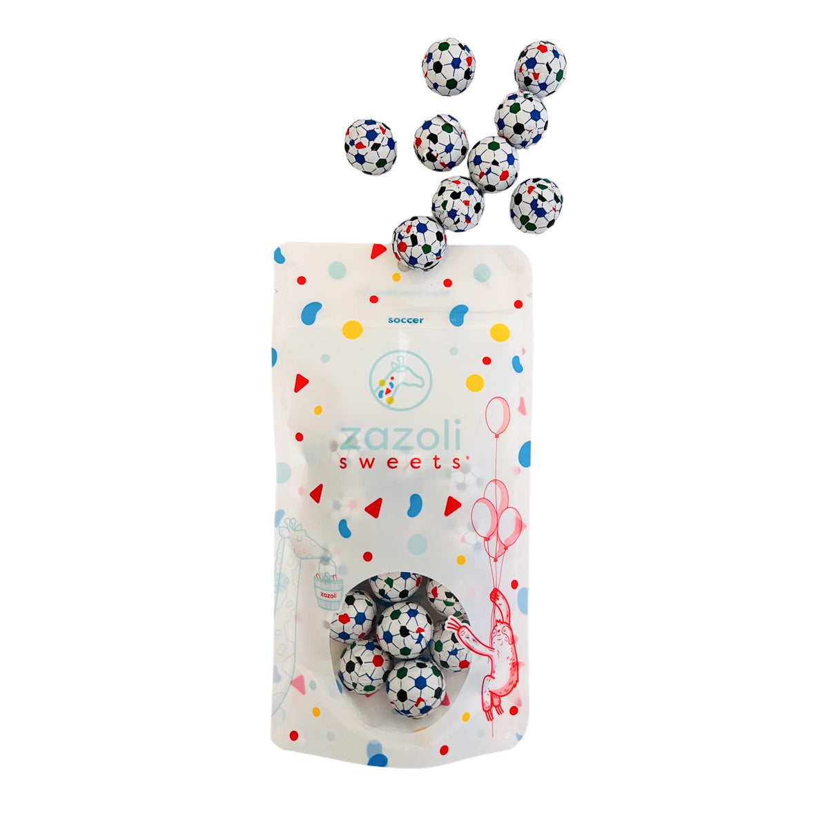 Milk Chocolate Foiled Soccer Balls