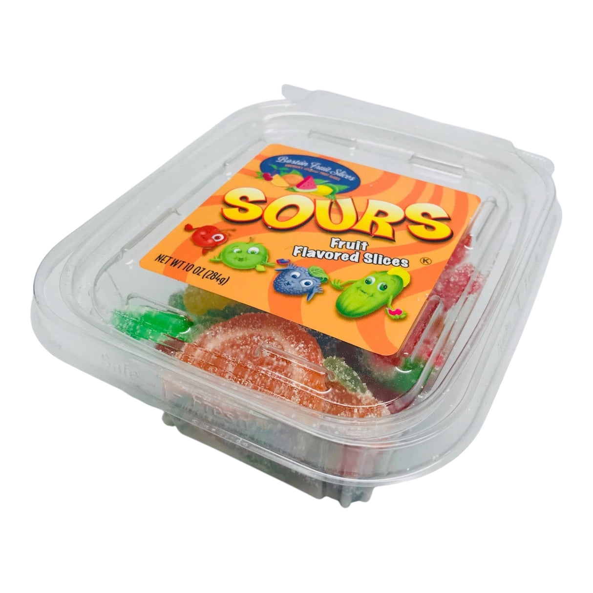 Sour Boston Fruit Slices - 10oz Mini Tub