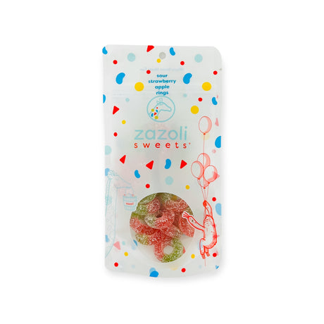 Sour Strawberry Apple Rings