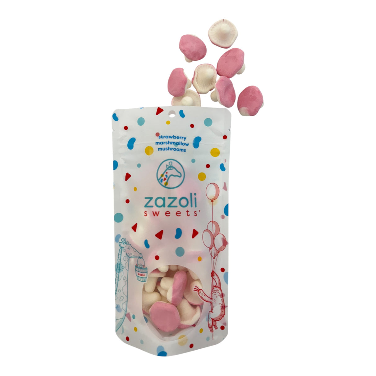 Strawberry Marshmallow Mushrooms