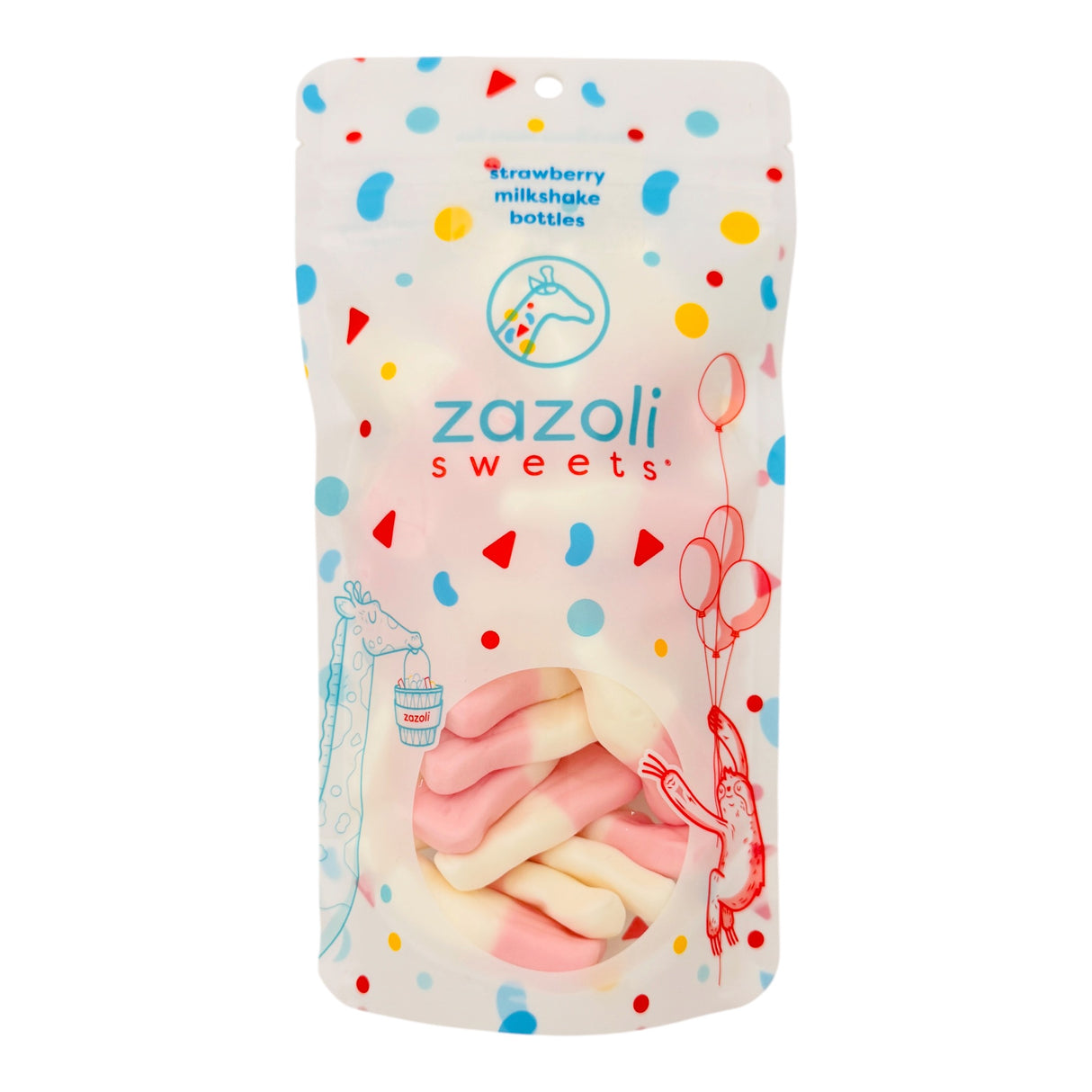 Strawberry Milkshake Bottles