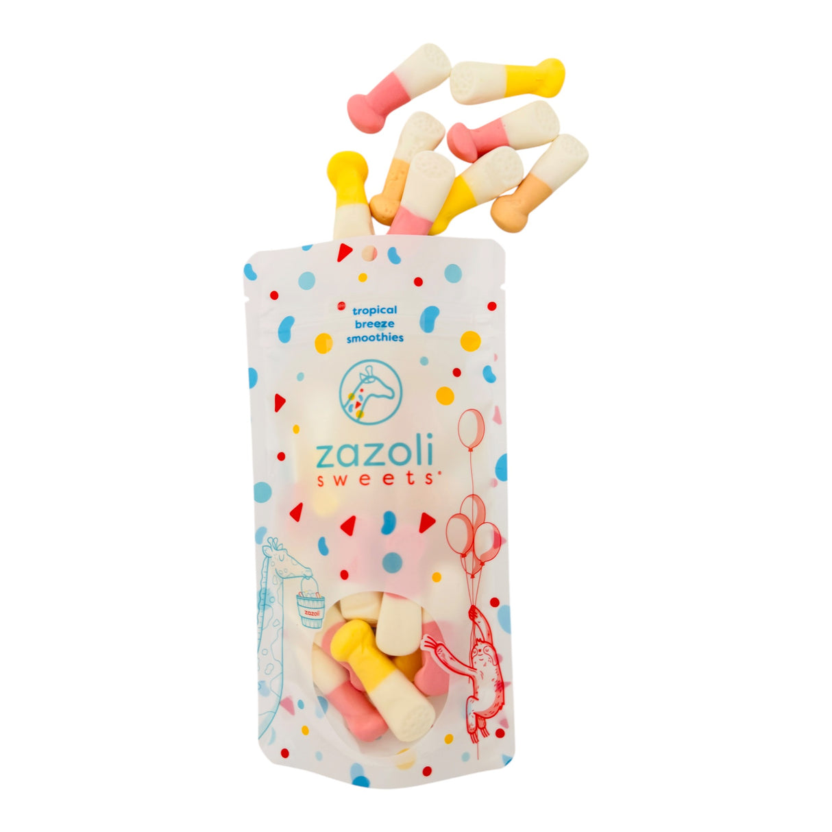 efrutti Tropical Breeze Smoothie Drink Cup Gummies