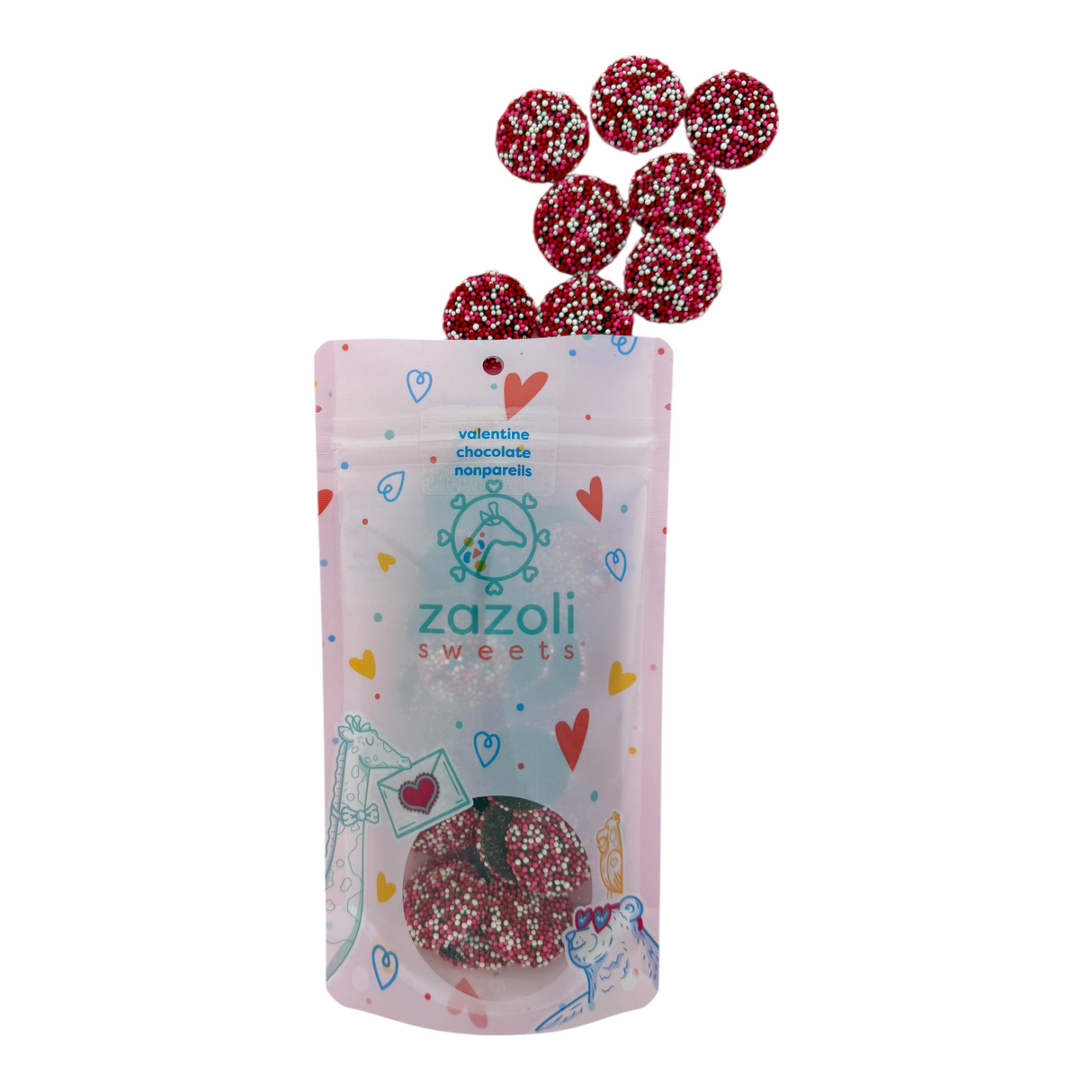 Sweetheart Chocolate Nonpareils