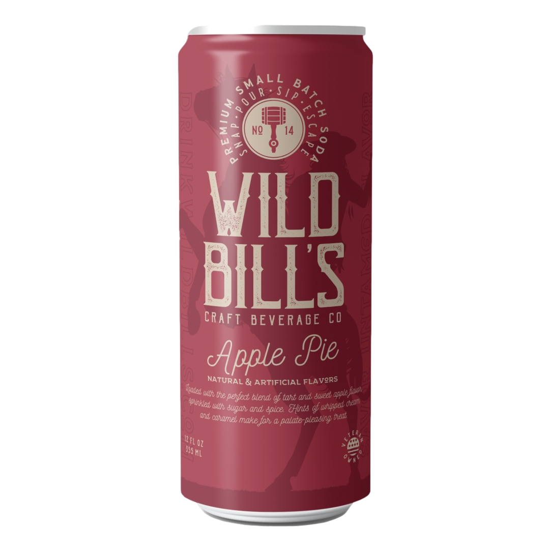 Wild Bill's Apple Pie - Premium Cane Sugar Soda