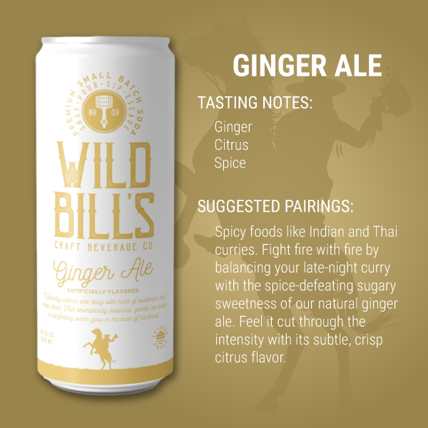 Wild Bill's Ginger Ale - Premium Cane Sugar Soda