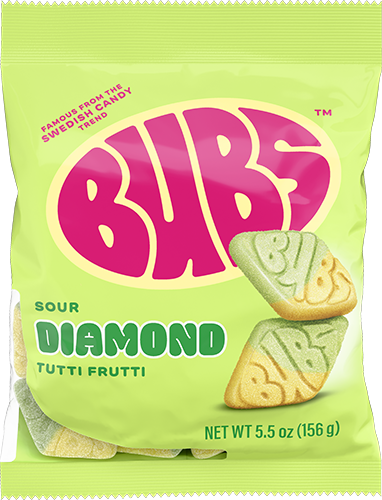 Bubs Tutti Frutti Sour Diamonds