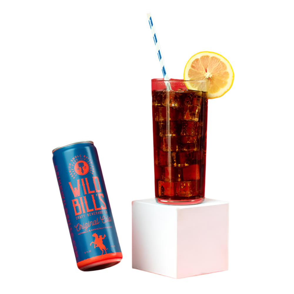 Wild Bill's Original Cola Premium Cane Sugar Soda