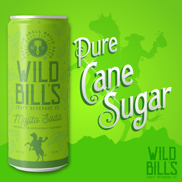 Mojito Mocktail - Premium Cane Sugar Soda