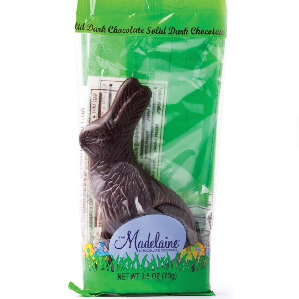 Dark Chocolate Rabbit (2.5 oz.) - Madelaine Chocolate
