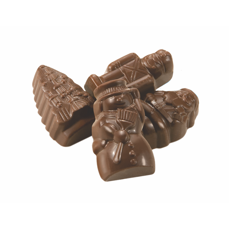 Dark Chocolate Christmas Peppermint Pals
