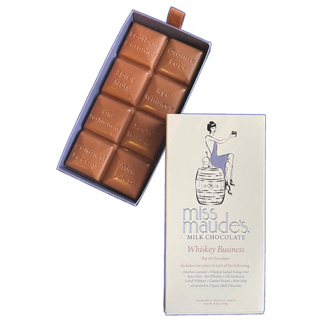 Miss Maude's Whiskey Business Chocolate Bar
