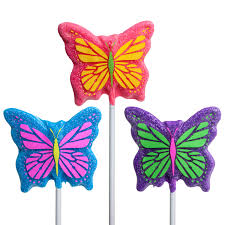 Sanded Butterfly Lollipop