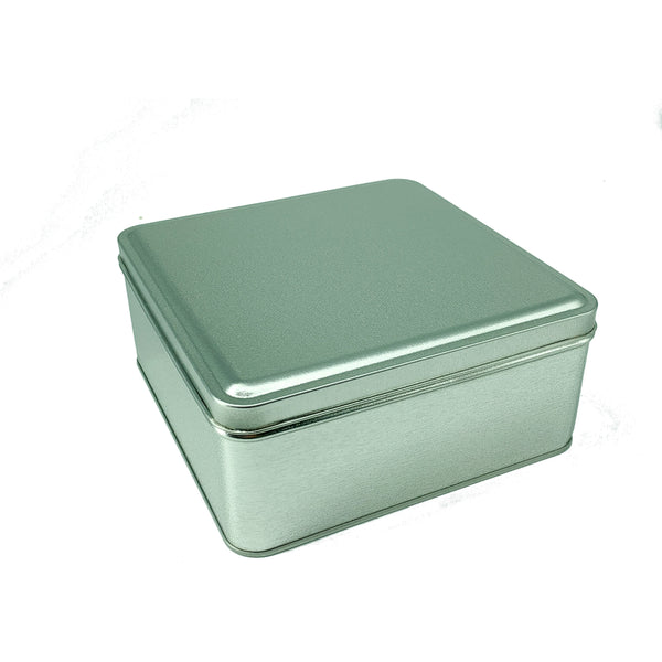 Small Square Silver Tin Container By Celebrate It™