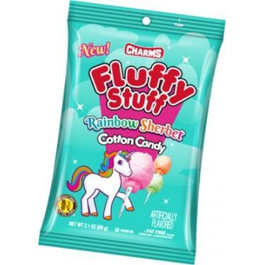 Fluffy Stuff Unicorn Rainbow Sherbet Cotton Candy - ZaZoLi