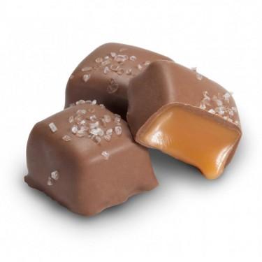 Milk Chocolate Sea Salt Vanilla Caramels - ZaZoLi