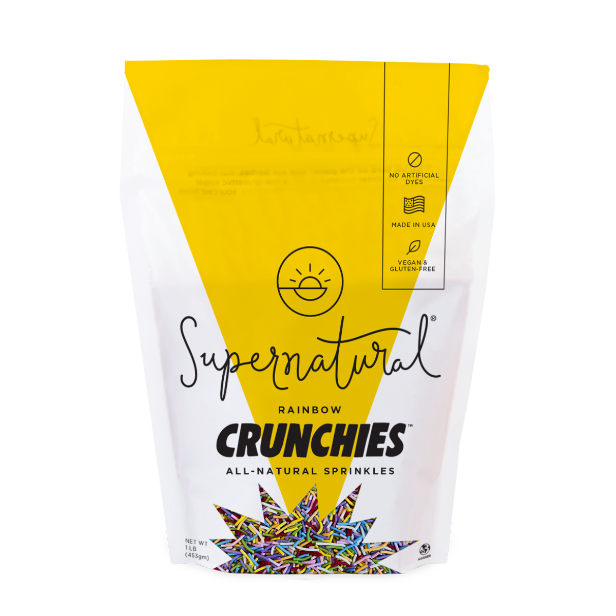 Dye-Free Rainbow "Crunchies" Sprinkles