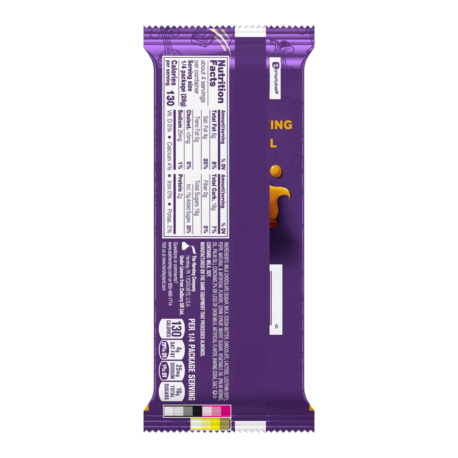 Cadbury Caramello Milk Chocolate Bar
