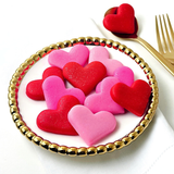 Gourmet Marzipan Valentine's Candy Glitter Heart