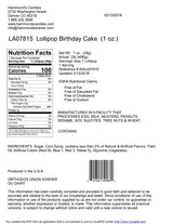 Hammond's Birthday Cake Gourmet Lollipop