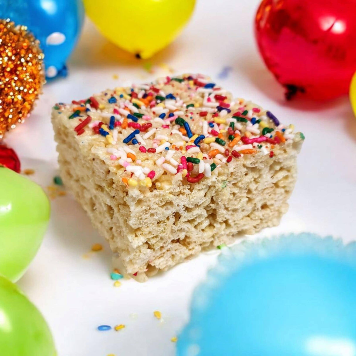 Birthday Cake Rice Crispy Treat