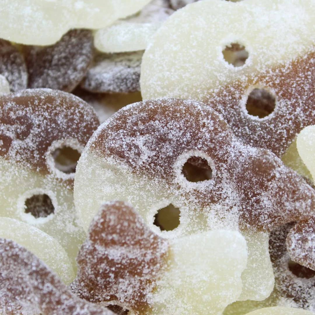 Cool Cola Sour Gummy Skulls