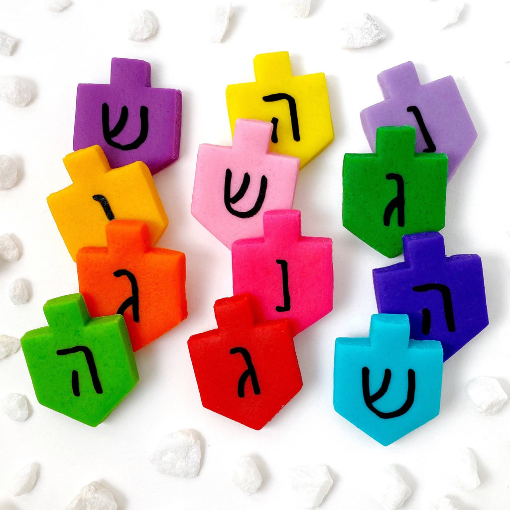 Gourmet Marzipan Hanukkah Dreidel Candy