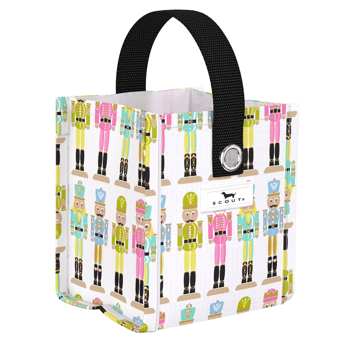 SCOUT Gift Bag Square X-Small - Cracking Up Eloise Lunch Bag - Nutcracker Print