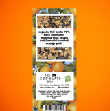 Candied Orange Bar -Organic Fair Trade Vegan Dark Chocolate Bar