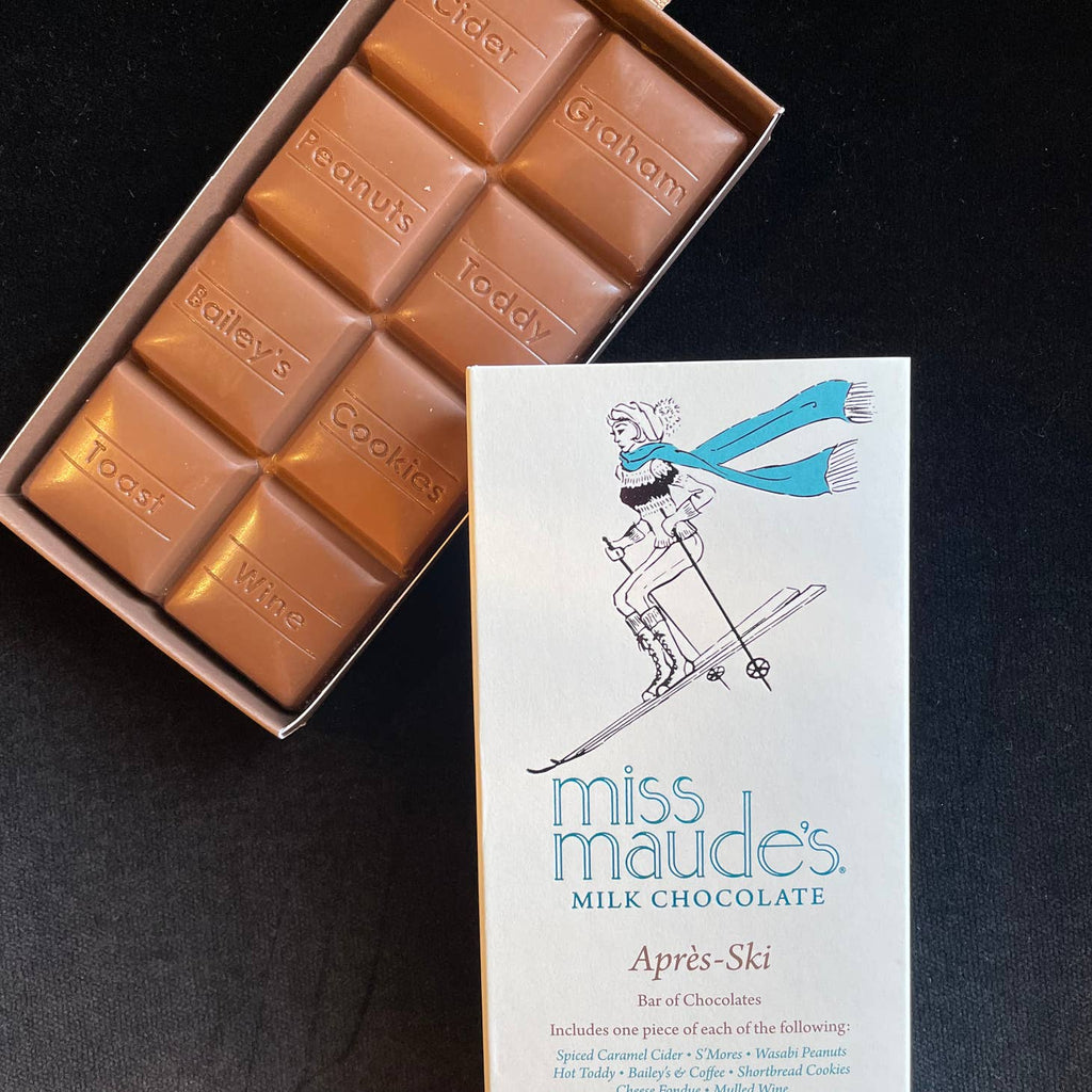 Miss Maude's 'Après Ski' Milk Chocolate Bar