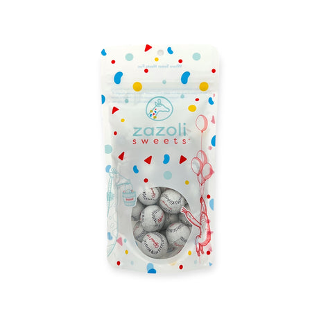 Milk Chocolate Foiled Baseballs