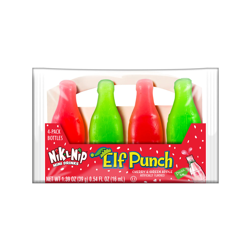 Nik-L-Nip® Wax Elf Punch Mini Drinks 4 Pack
